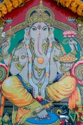 Ganesha, Sri Thenday Yutthapani Tempel, Ho-Chi-Minh-Stadt, Vietnam